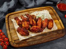 Шашлык из куриных крылышек
